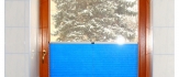 Niebieska plisa okienna na wymiar (rolety plisowane-najlepsze opinie wśród klientów)
